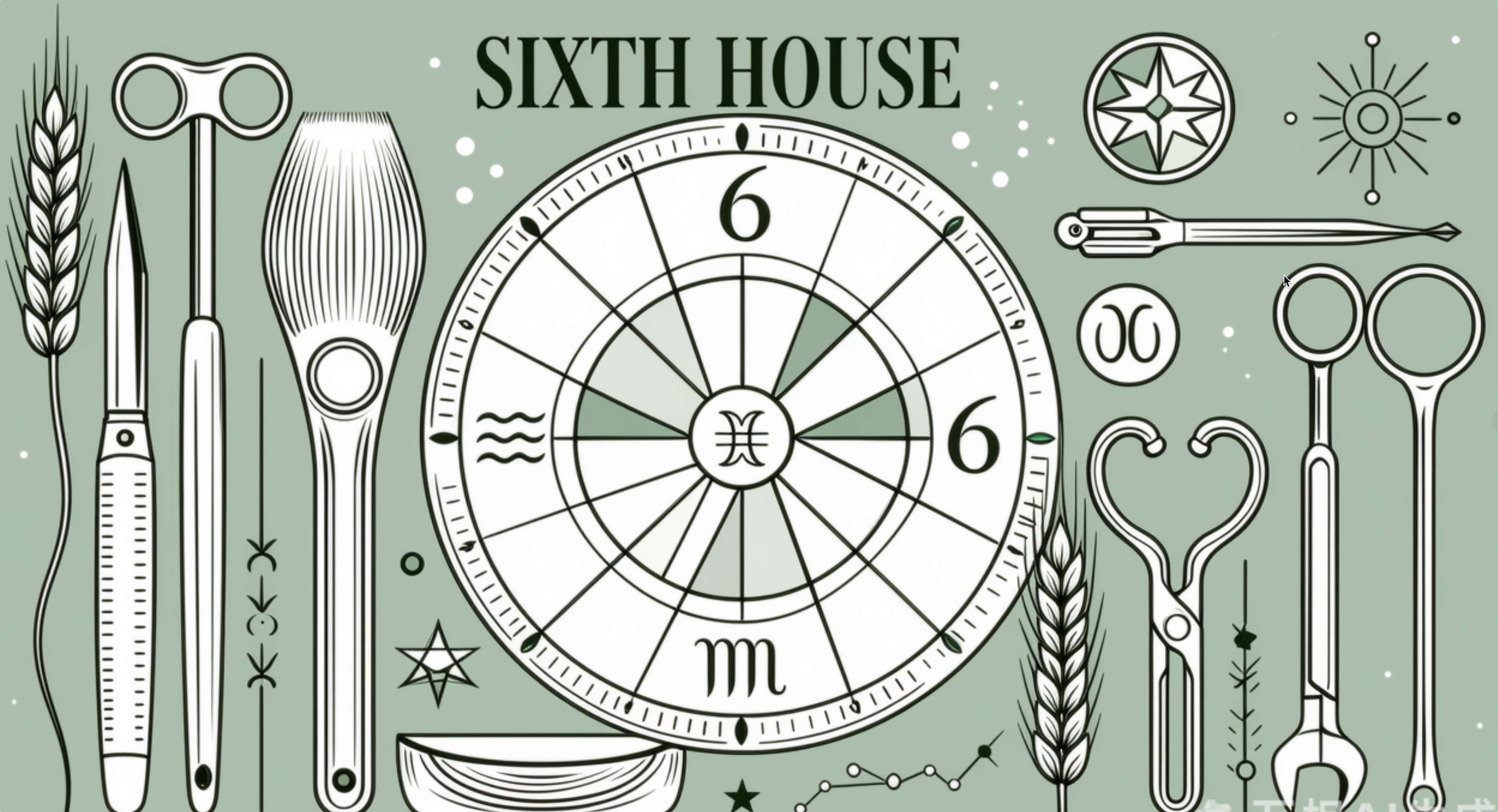 Sixth House in Astrology - Work, Health, Service, Daily Routines